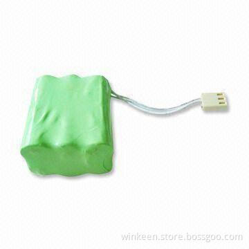 7.2V Ni-MH Rechargeable Battery Pack with 1,800mAh Capacity, OEM Services are Welcome